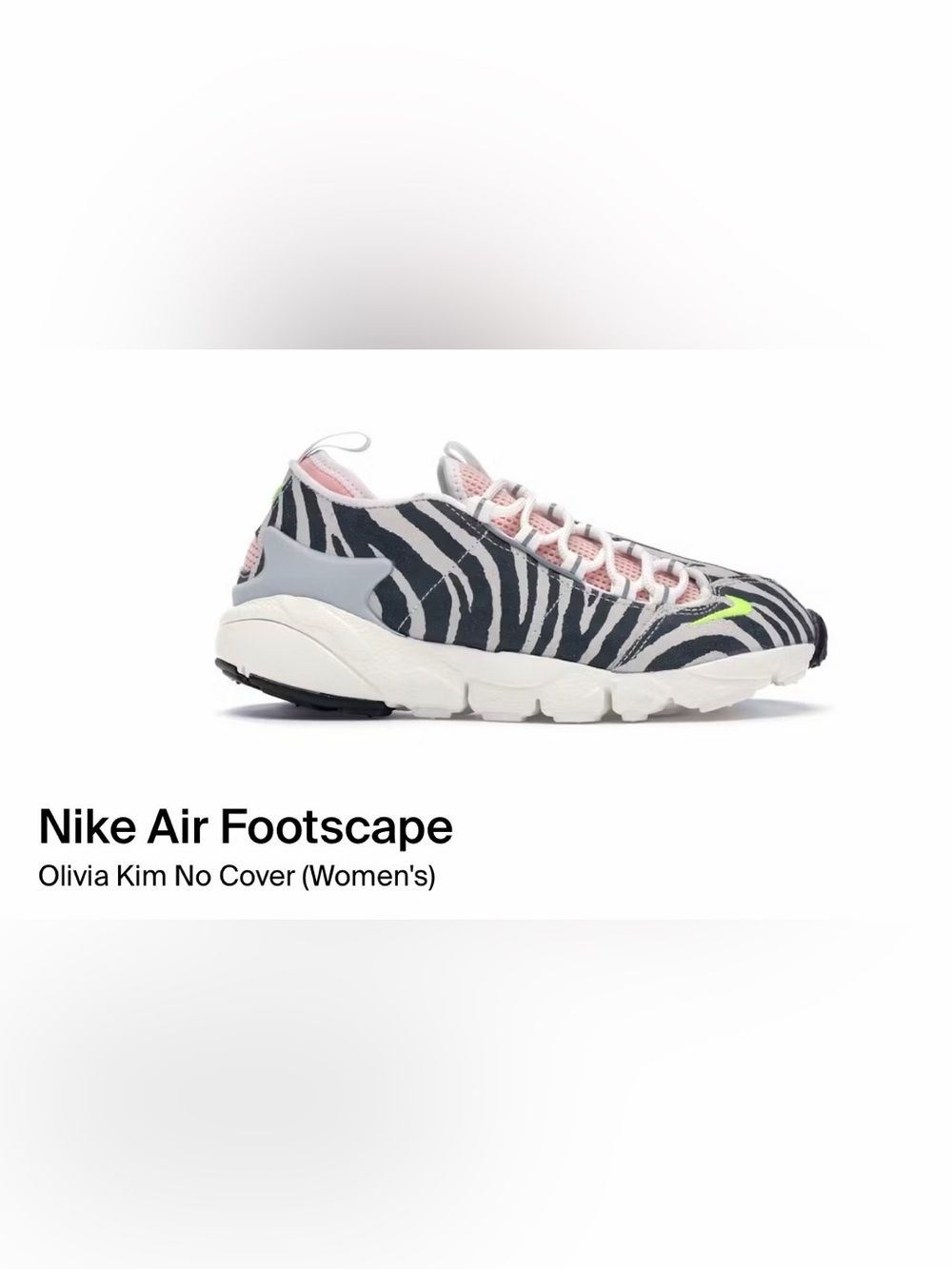 Nike Air Footscape X Olivia Kim “Betty Boop” size  11.5